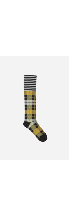 Ribbit Sock, Grey Black
