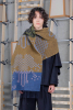 Cross Stitch Scarf, Purple