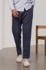 Jostha Trousers, Linen Cold Navy