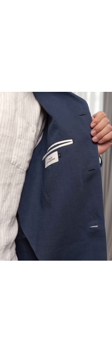 Elmar Blazer, Linen Cold Navy