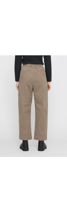 Curve Legged Trouser, Umber