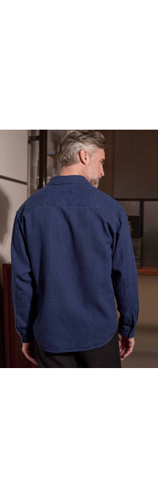 Dario Shirt, Indigo Mid Blue