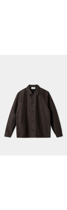 Owe Overshirt, Linen Coffee