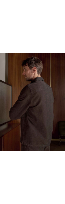 Owe Overshirt, Linen Coffee