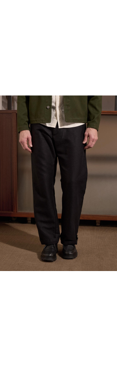 Waban Trousers, Linen Black