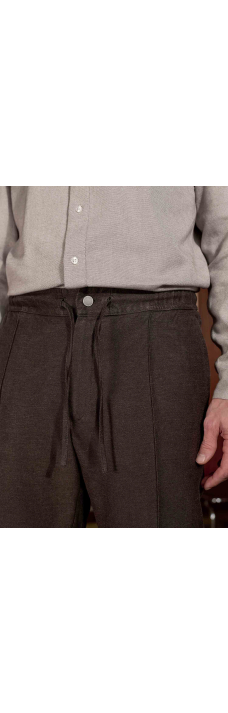Magnus Trousers, Linen Coffee