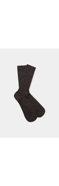 Alpaca Socks, Undyed Brown