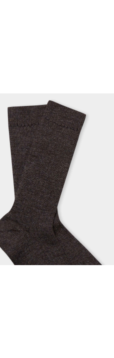 Alpaca Socks, Undyed Brown
