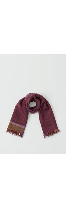 Fen Knot Scarf, Dark Aubergine