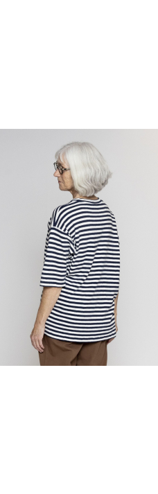 Toni T-Shirt, Cream/Navy