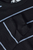 Feijo LS Tee, Black/Blue