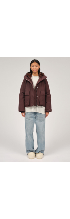 Olivia Rain Jacket, Dark Brown