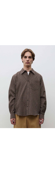 Kongshoved Check Shirt, Brown