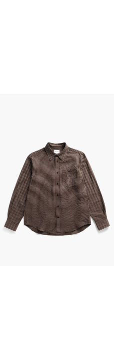 Kongshoved Check Shirt, Brown