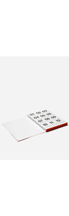 Basic Planner 2027, Red