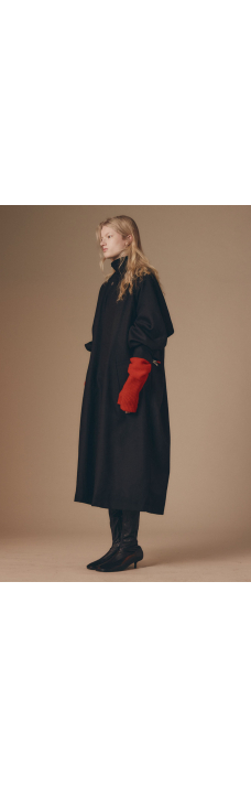 Tsuyu Trench Coat, Black