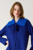 Furry Collar, Cobalt