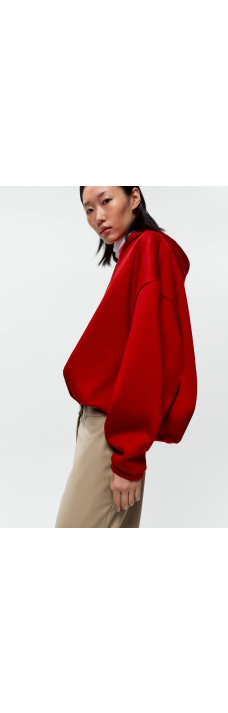 Balloon Hoodie, Red