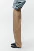 Denim Carrot Pants, Beige