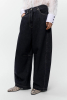Curved Baggy Jeans, Black