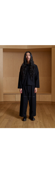 Mathir Trousers, Ebony