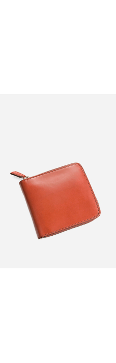Bi-fold Wallet Zip full, Orange 19