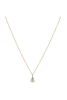 Briolette 18kt G Necklace Sapphire Green