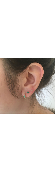 Emerald 18kt G Earrings