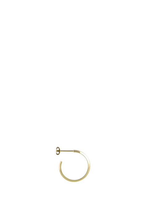 Theorem Hoop, Gold plated Silver