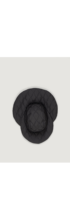 Quilted Hat, Black