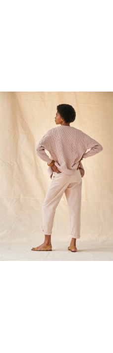 Rashida Sweater, Pale Peach
