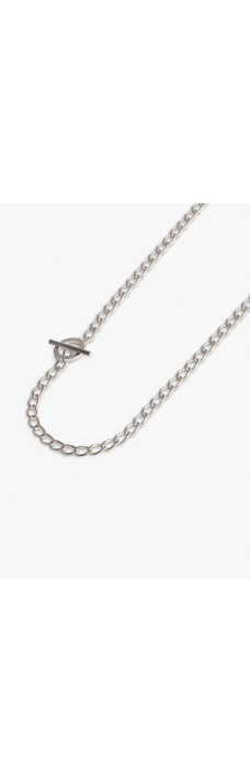 Necklace FACET Cable Wide, Silver
