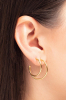 Earring Element Hoop, Gold