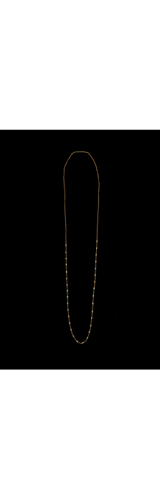 Bead Neck 1808, Brass Chain/Silver