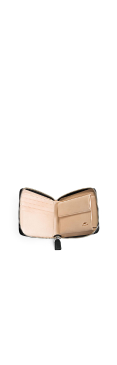 Bi-fold Wallet Zip, Prune 12