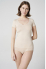 Invisible S/S Top, Oatmilk