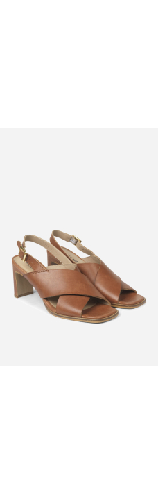 Sandal Thin Heel 5748, Tan