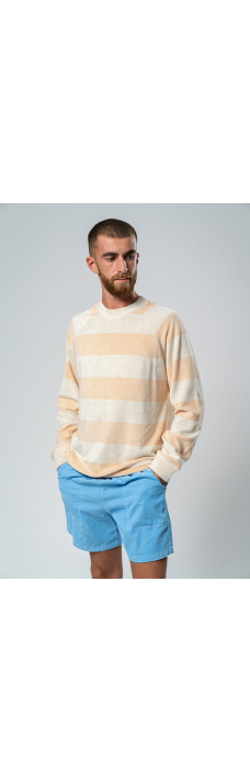 Cunha Sweater, Rose Towel Stripe