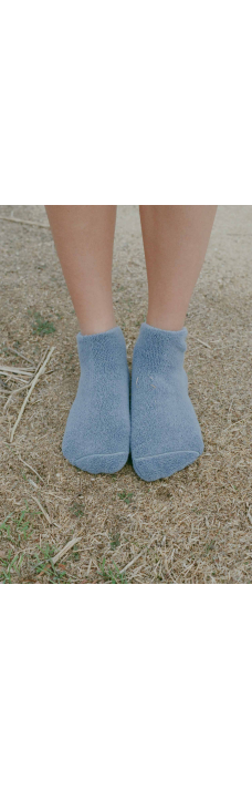Buckle Ankle Socks, Alp Blue