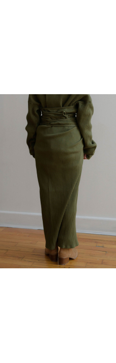 Brig Skirt Rib, Dark Green