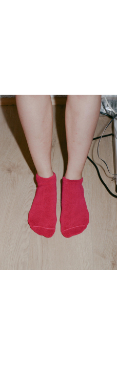 Buckle Ankle Socks, Cuan Pink