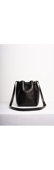 Delta Bucket Bag, Black