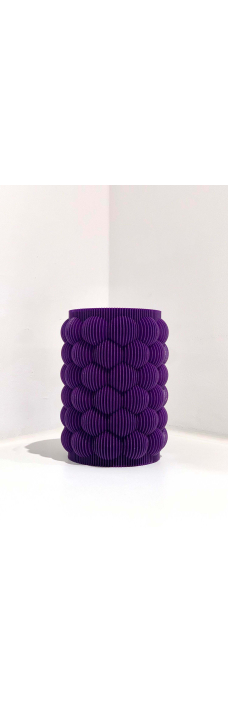 Vase 02, Glossy Violet