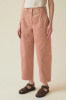 Trousers Flat Front Twill, Madder Rose