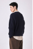 Brushed Airy Pullover, Navy