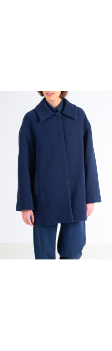 Maxi Sleeve Coat, Azure Blue