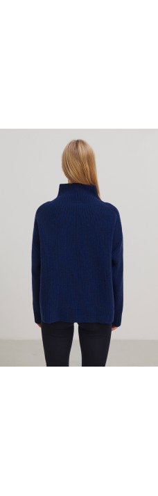 Rib Sweater, Royal Blue