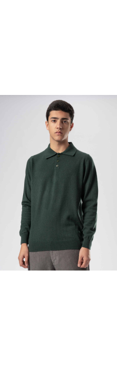 Eca Polo Shirt LS, Green