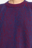 Simon Knit Sweater, Red/Blue