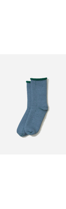 Double Face Sleeping Socks, Blue/Green